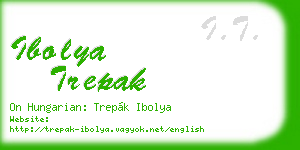 ibolya trepak business card